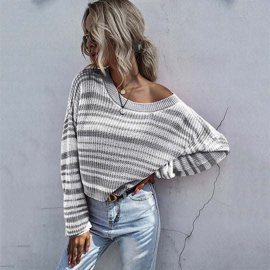 Damen Lässiger Strickpullover mit Oversized-Schnitt Nord Taschen
