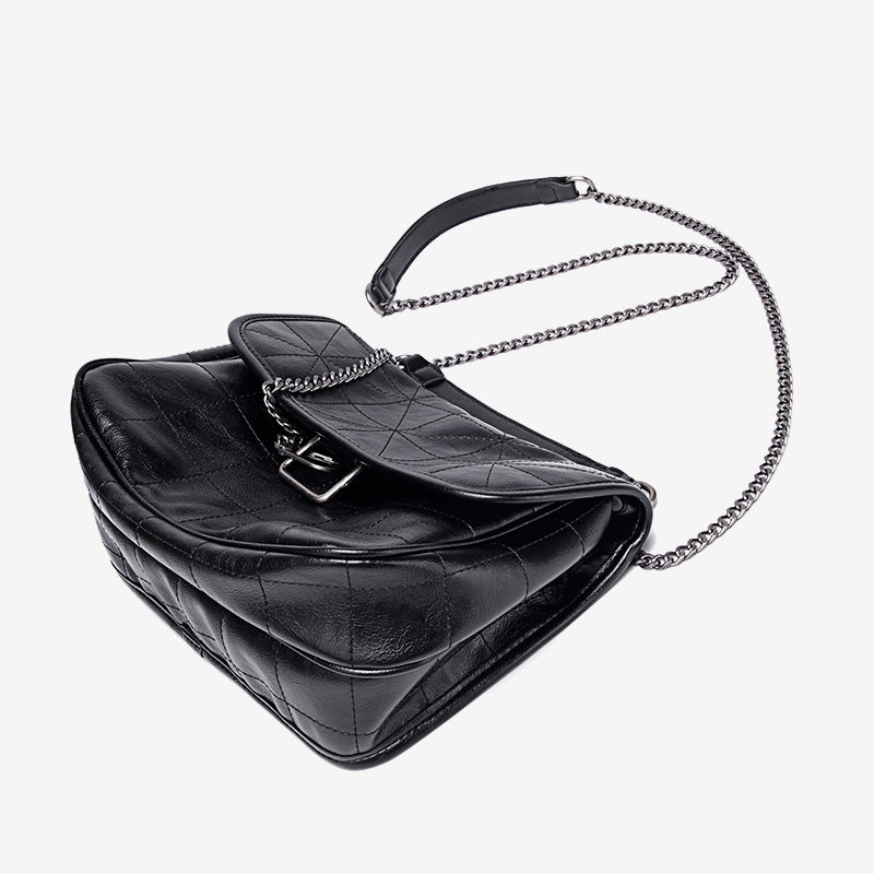 Damen Handtasche im eleganten Steppmuster mit praktischen Fächern Nord Taschen