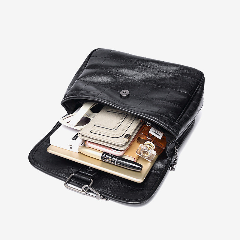 Damen Handtasche im eleganten Steppmuster mit praktischen Fächern Nord Taschen