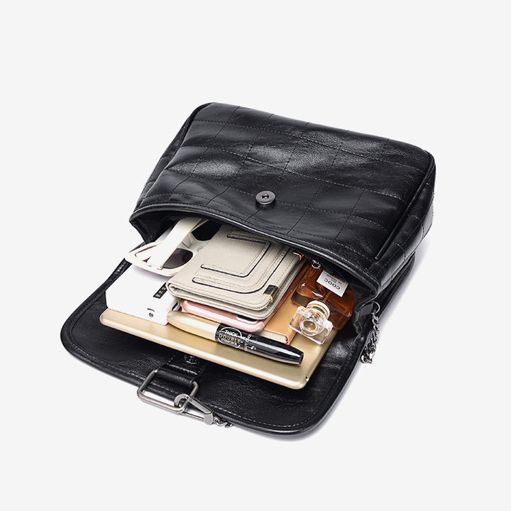 Damen Handtasche im eleganten Steppmuster mit praktischen Fächern Nord Taschen