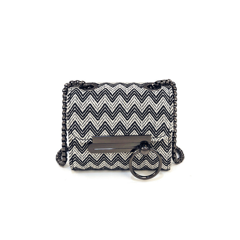Damen Croco-Optik Clutch-Tasche mit elegantem Kettenriemen Nord Taschen