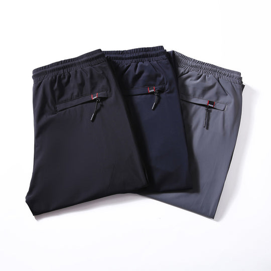 Herren Leichte Freizeit-Jogginghose mit elastischem Bund, Kordelzug und schmaler Beinlinie Nord Taschen