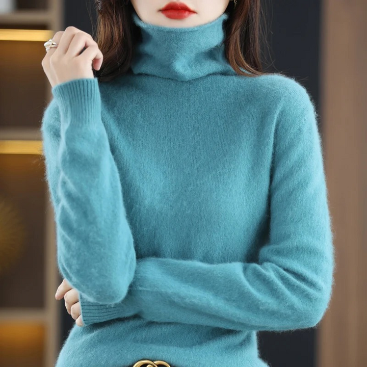 Nord Taschen | Pullover Damen Weicher Rollkragenpullover, Warm & Luxuriöses Design