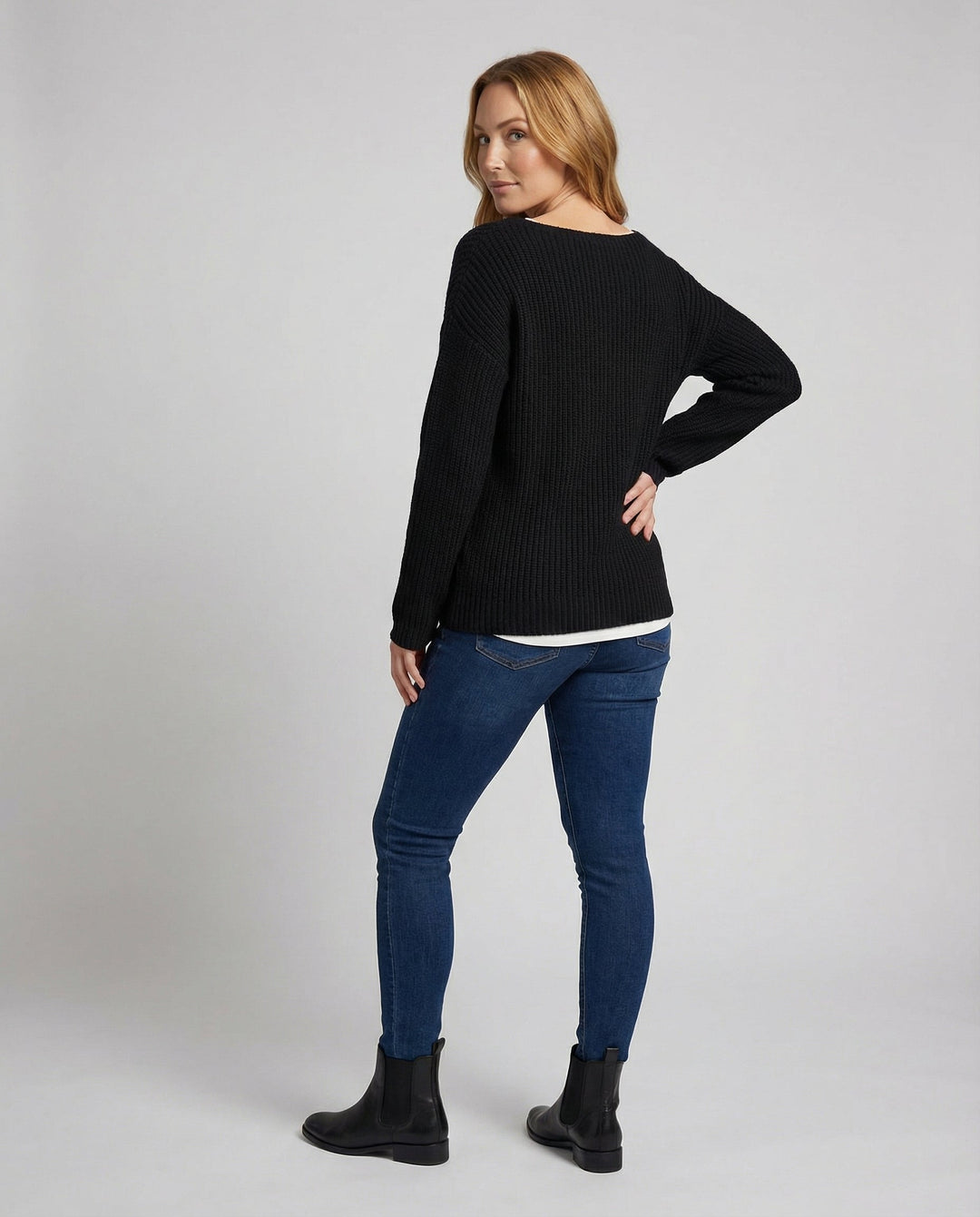Klassischer Pullover Damen