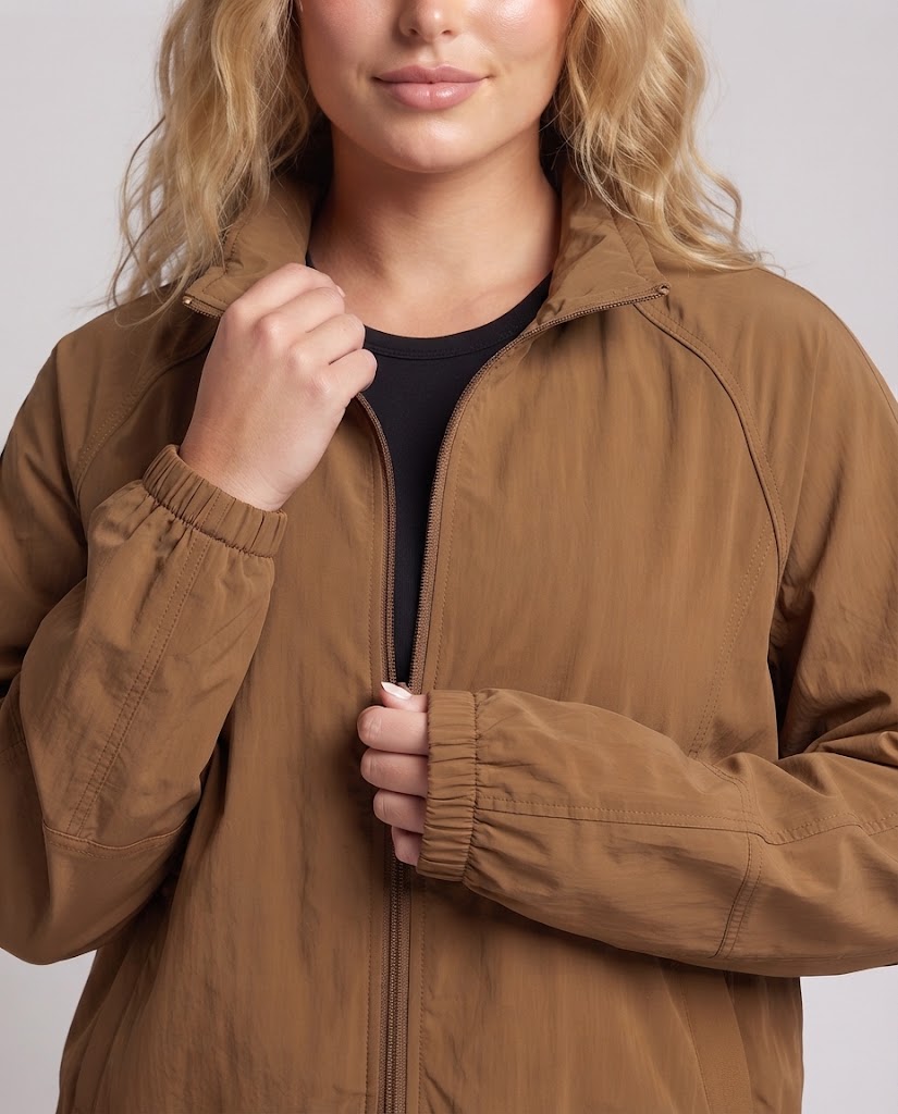 Damen Leichte und luftige Übergangsjacke Nord Taschen