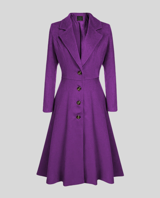 Eleganter Damen Wollmantel Winter Avellé