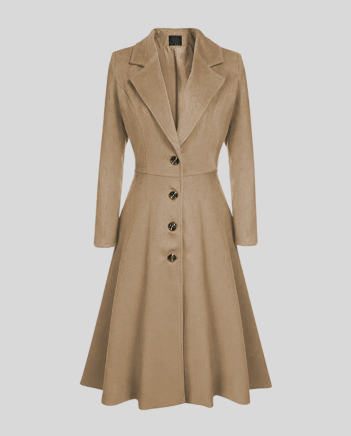 Eleganter Damen Wollmantel Winter