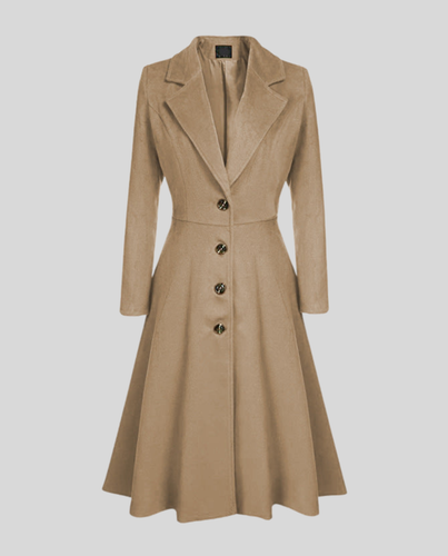 Eleganter Damen Wollmantel Winter Avellé