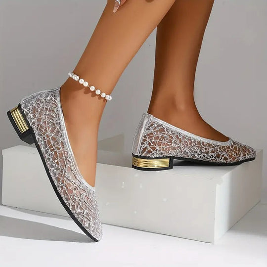 Orthopädische Ballerinas mit Spitze - Vittorelli