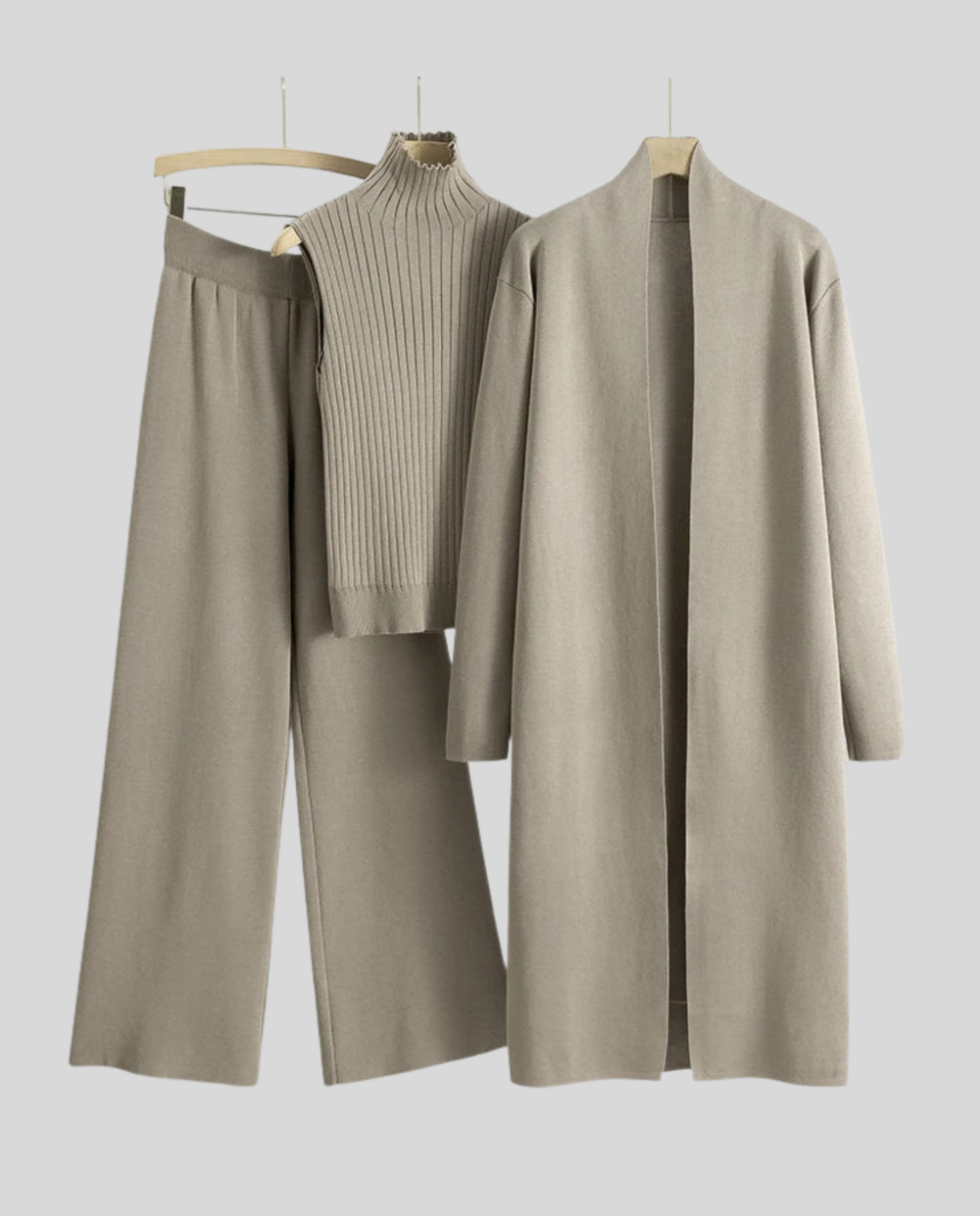 Weiches Elegantes Kaschmir Set