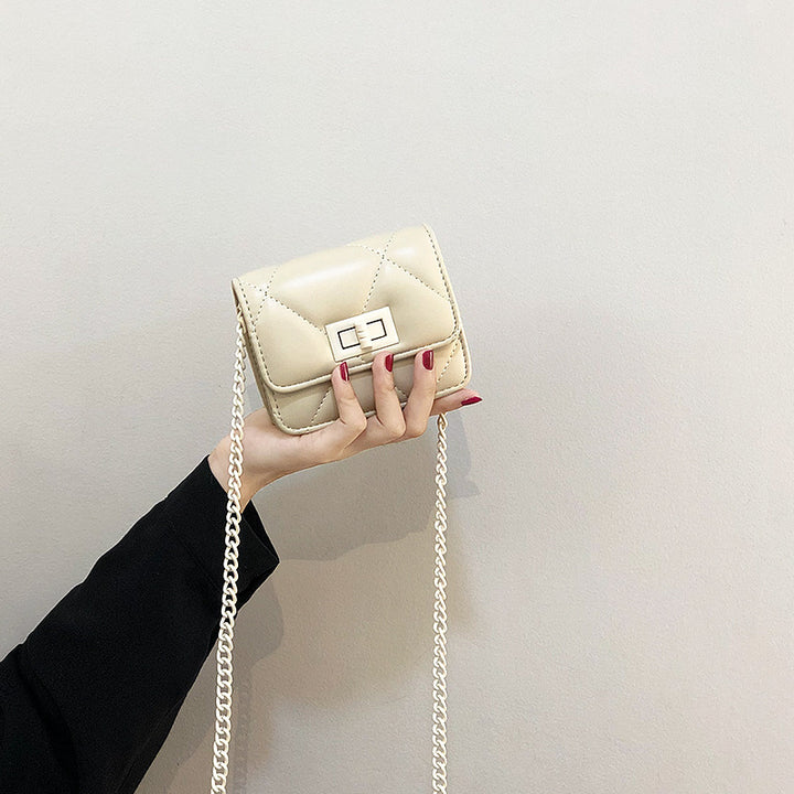 Damen elegante Mini-Umhängetasche mit strukturiertem Design Nord Taschen