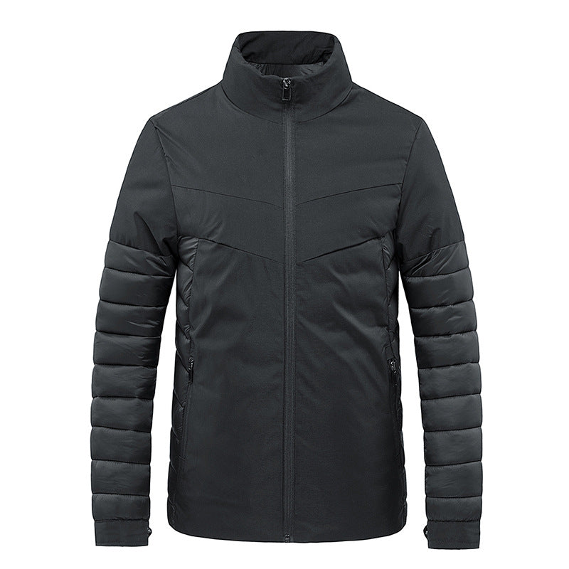 Herren Leichte Thermo-Steppjacke mit Softshell-Außenmaterial Nord Taschen
