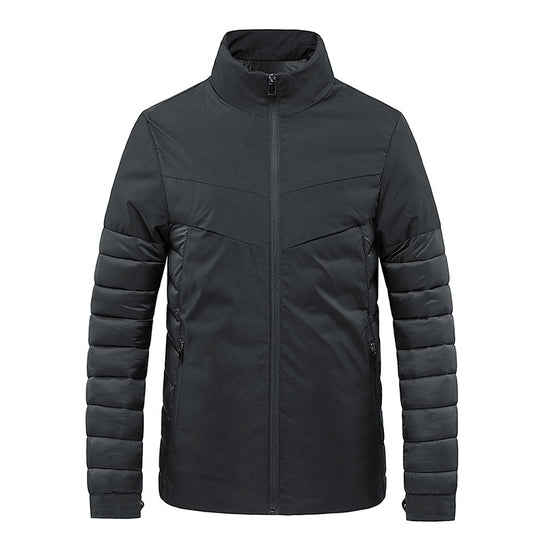 Herren Leichte Thermo-Steppjacke mit Softshell-Außenmaterial Nord Taschen