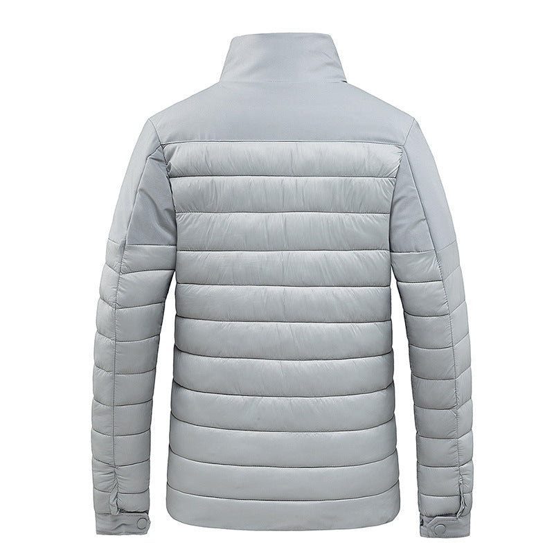 Herren Leichte Thermo-Steppjacke mit Softshell-Außenmaterial Nord Taschen