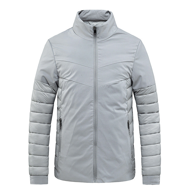 Herren Leichte Thermo-Steppjacke mit Softshell-Außenmaterial Nord Taschen