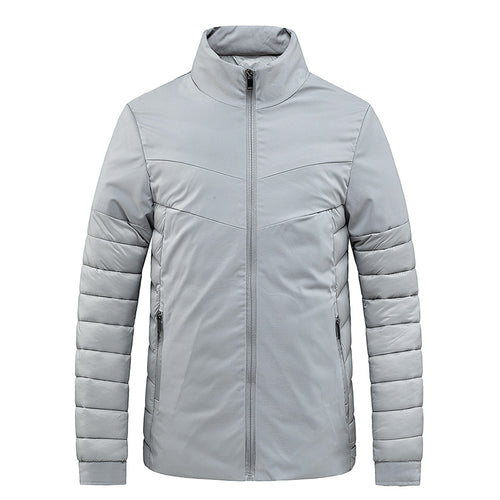 Herren Leichte Thermo-Steppjacke mit Softshell-Außenmaterial Nord Taschen
