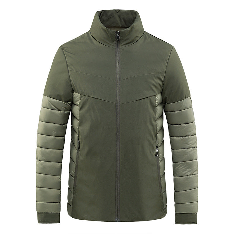 Herren Leichte Thermo-Steppjacke mit Softshell-Außenmaterial Nord Taschen