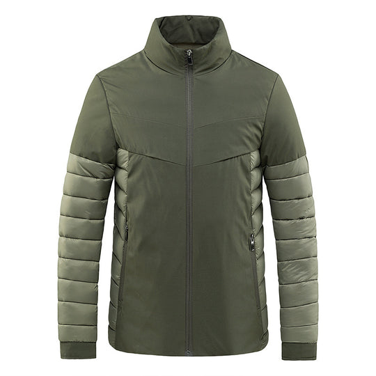 Herren Leichte Thermo-Steppjacke mit Softshell-Außenmaterial Nord Taschen