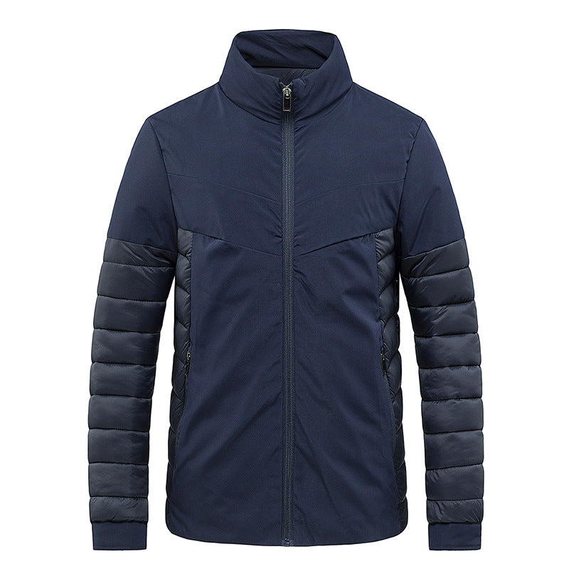Herren Leichte Thermo-Steppjacke mit Softshell-Außenmaterial Nord Taschen