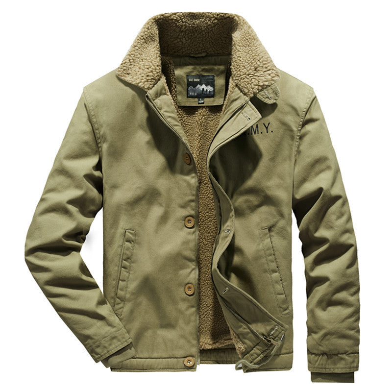 Herren Funktionale Übergangsjacke mit Teddyfutter Nord Taschen