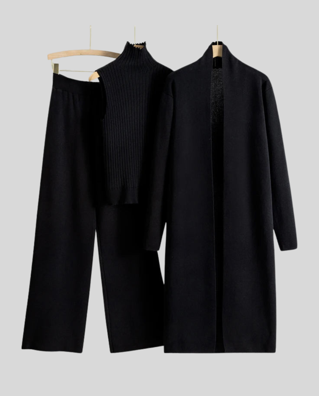 Weiches Elegantes Kaschmir Set