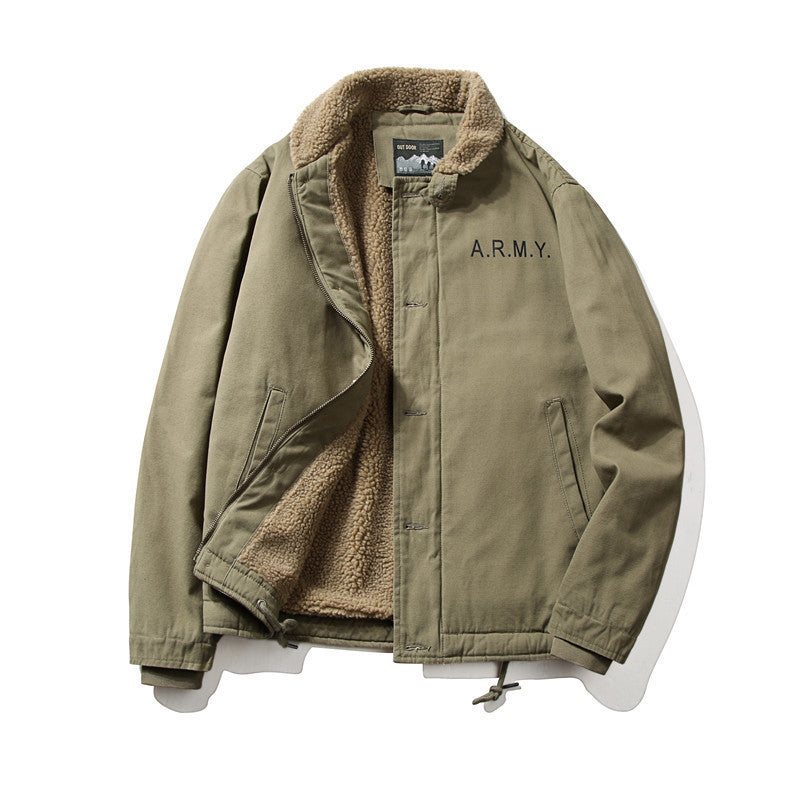 Herren Funktionale Übergangsjacke mit Teddyfutter Nord Taschen