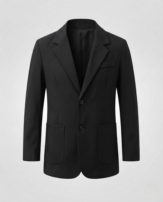 Herren Oversize‑Sakko mit aufgesetzten Taschen und Zweiknopf‑Front Nord Taschen
