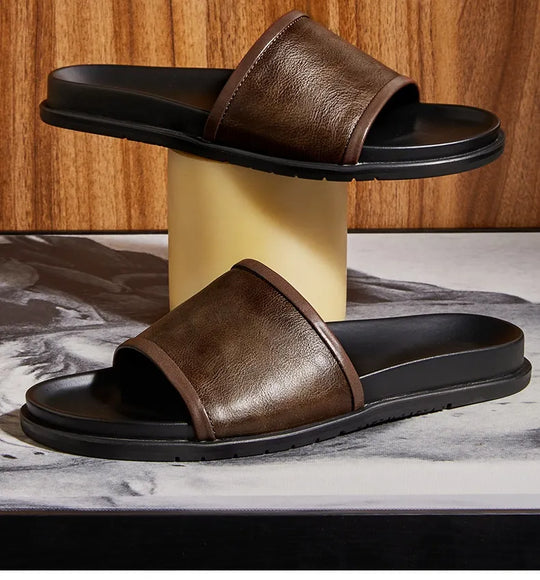 Premium Leder Outdoor Sandalen für Herren Nord Taschen