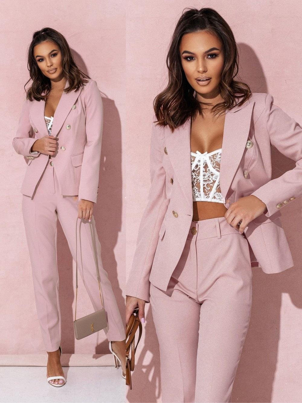Elegante Blazer und Hosen Set