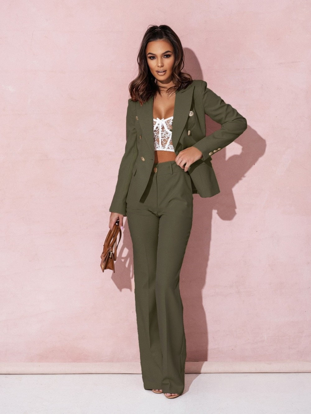 Elegante Blazer und Hosen Set