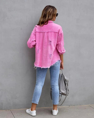Damenbluse aus Denim - Arvani