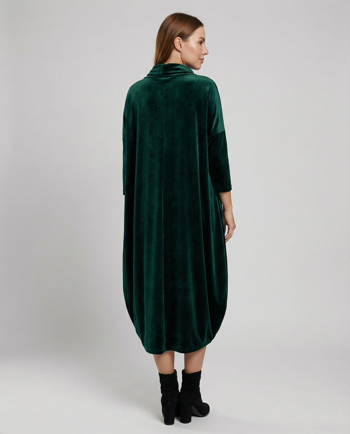 Elegantes Samt Kleid Damen