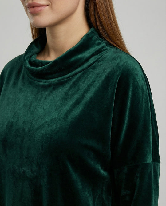 Elegantes Samt Kleid Damen