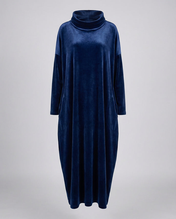 Elegantes Samt Kleid Damen