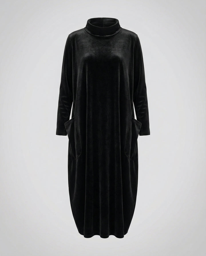 Elegantes Samt Kleid Damen