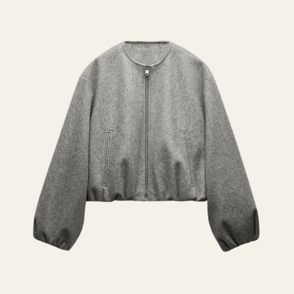 Bomberjacke Im Trendigen Stil