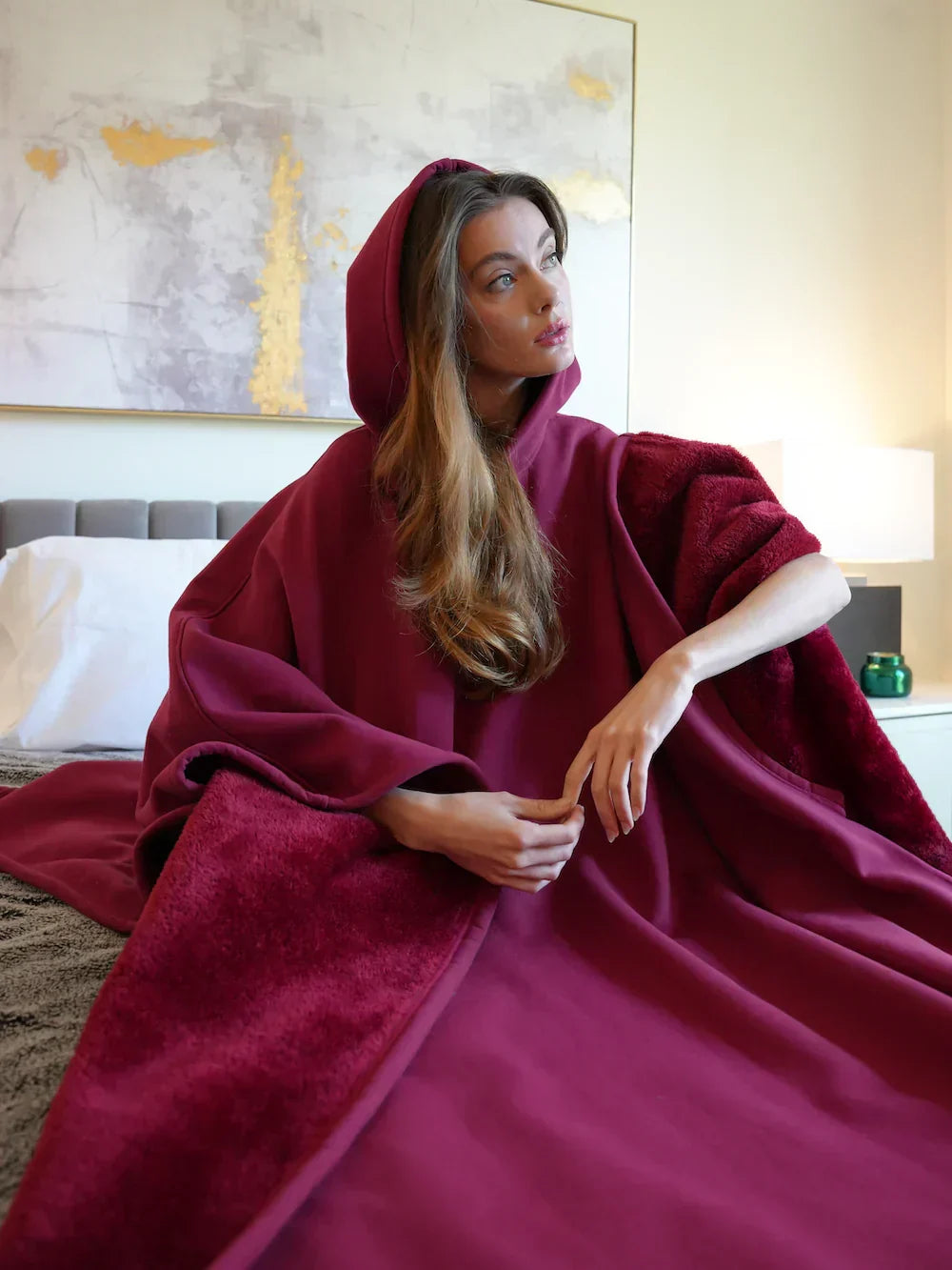 Oversized Hoodie-Decke - Entspannungs-Kapuzenpullover Zum Wohlfühlen und Relaxen - Arvani