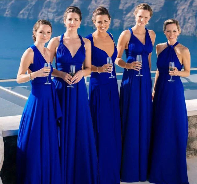 elastisches Wickelkleid mit Trägern