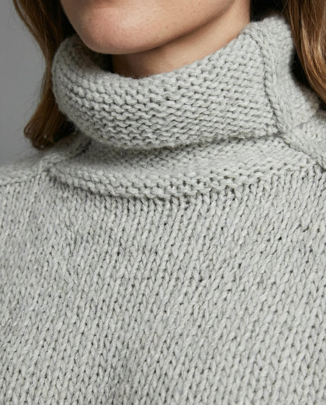 Langer Kuscheliger Strickpullover
