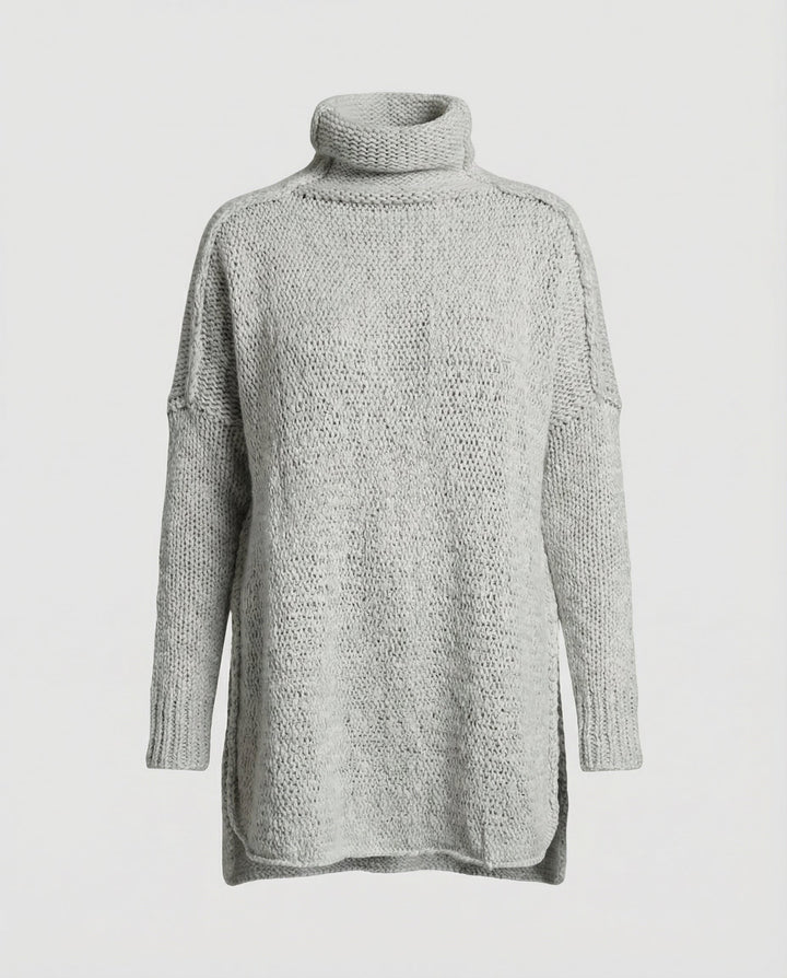 Langer Kuscheliger Strickpullover