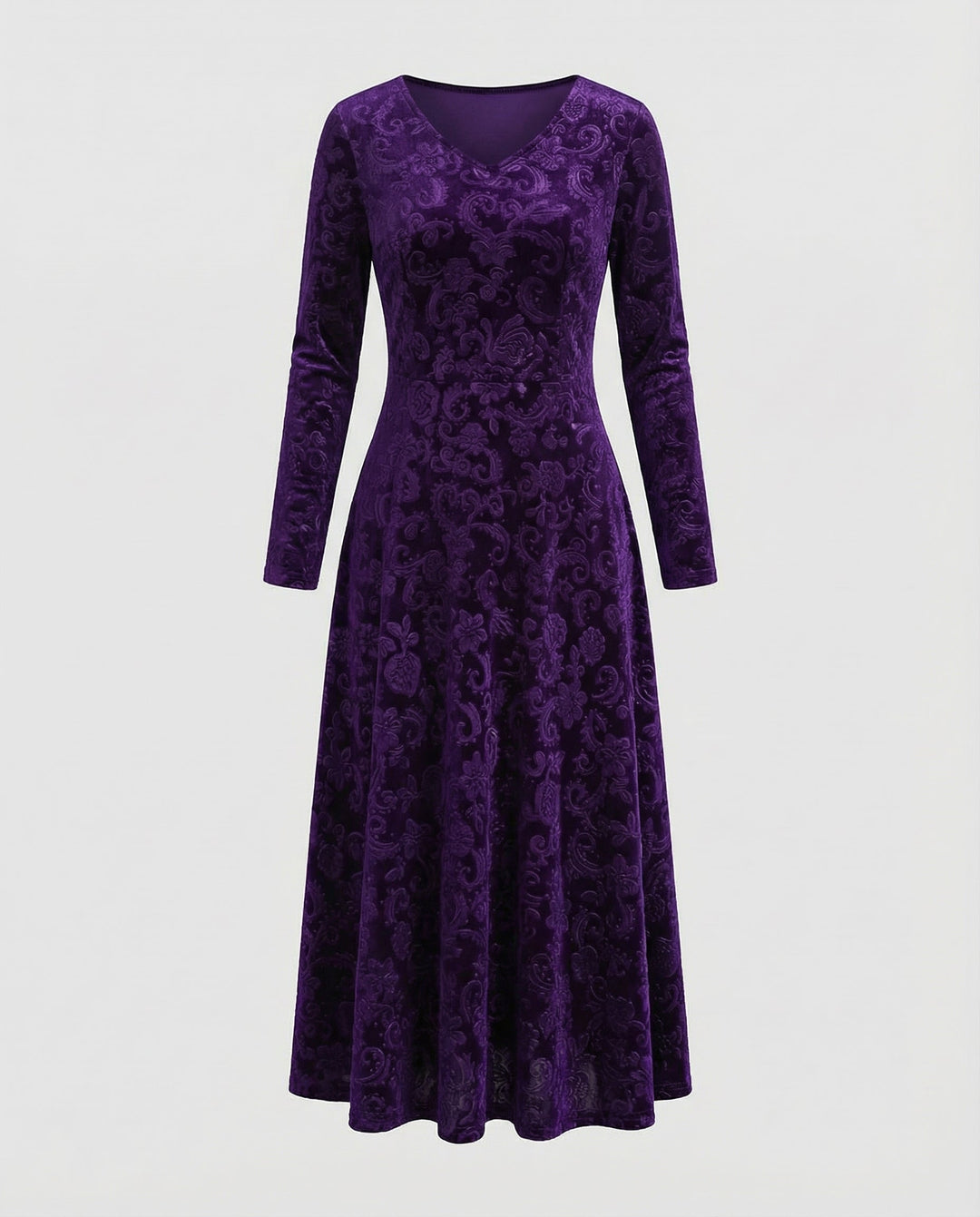 Figurschmeichelndes Ausgestelltes Kleid