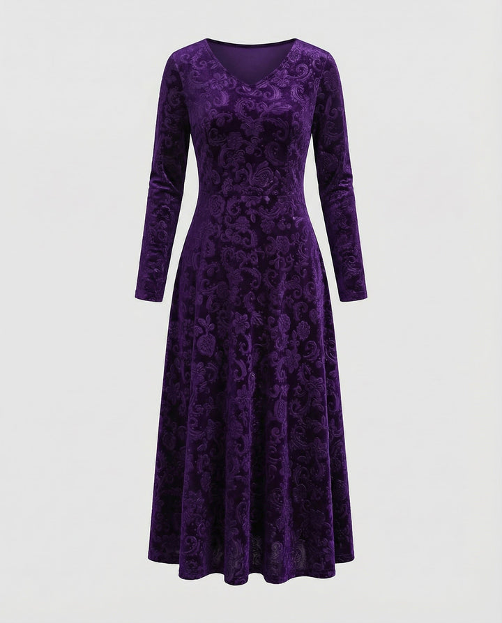Figurschmeichelndes Ausgestelltes Kleid