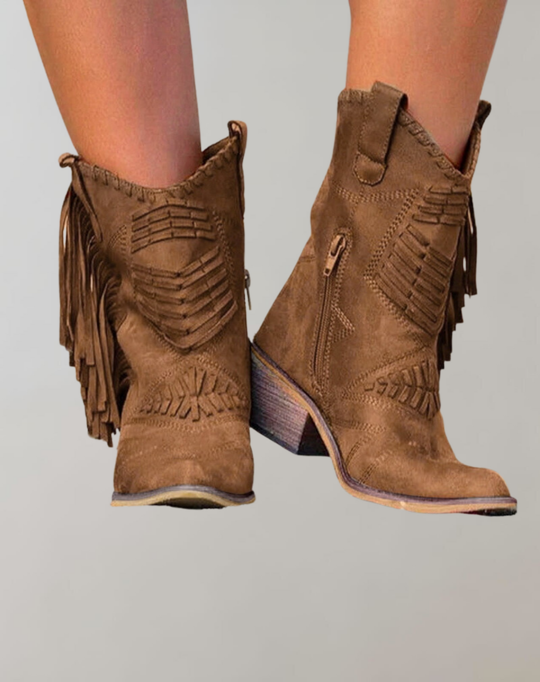 Western Cowgirl Stiefel mit Fransen