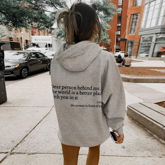 "Dear Person Behind Me" Hoodie Avellé