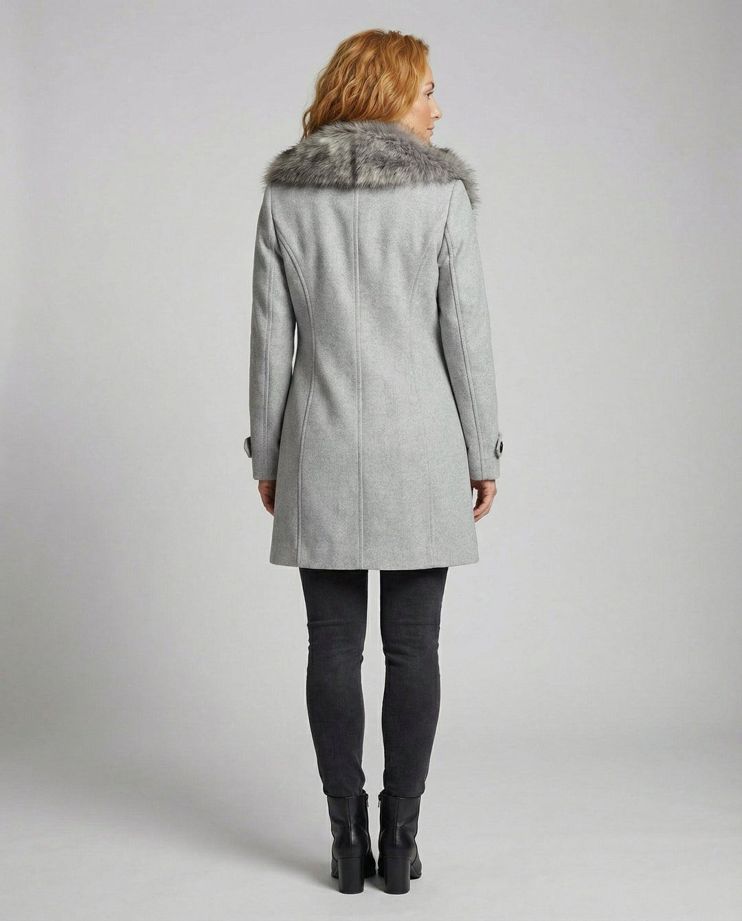 Luxuriöser Eleganter Pelzmantel Damen | Heidi-Mode