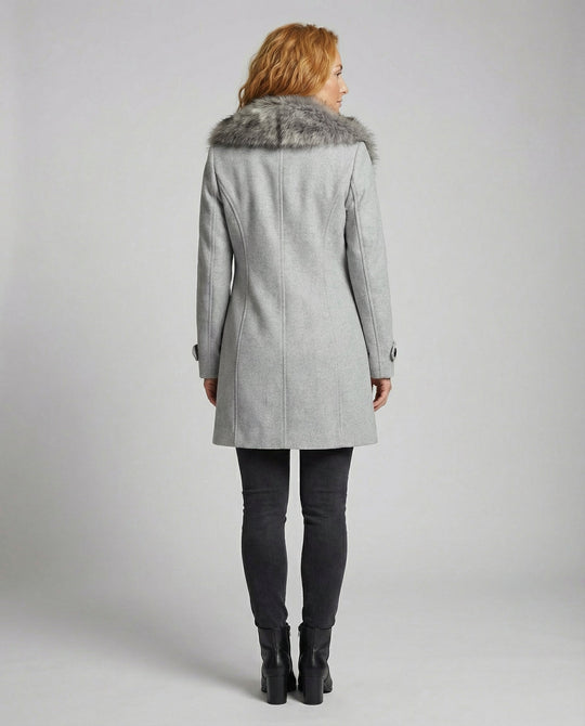 Luxuriöser Eleganter Pelzmantel Damen | Heidi-Mode