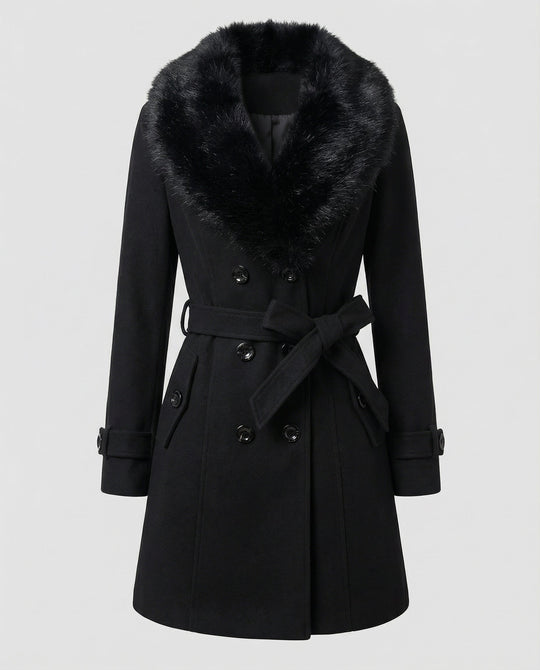 Luxuriöser Eleganter Pelzmantel Damen | Heidi-Mode