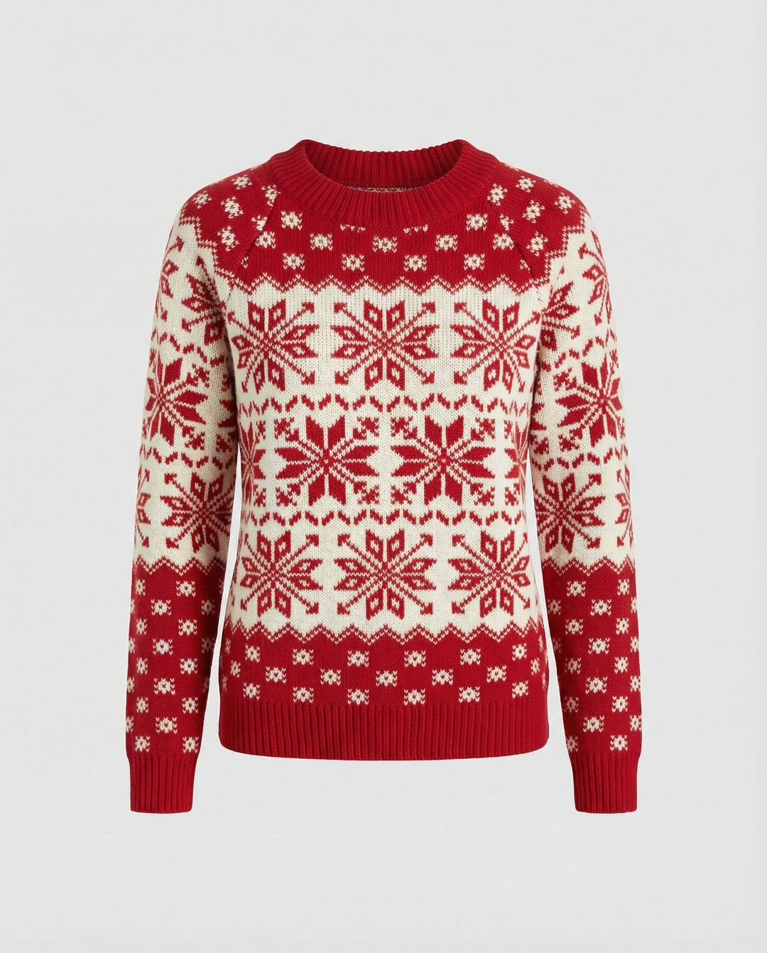 Weihnachtsstrickpullover Damen