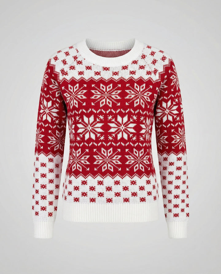 Weihnachtsstrickpullover Damen