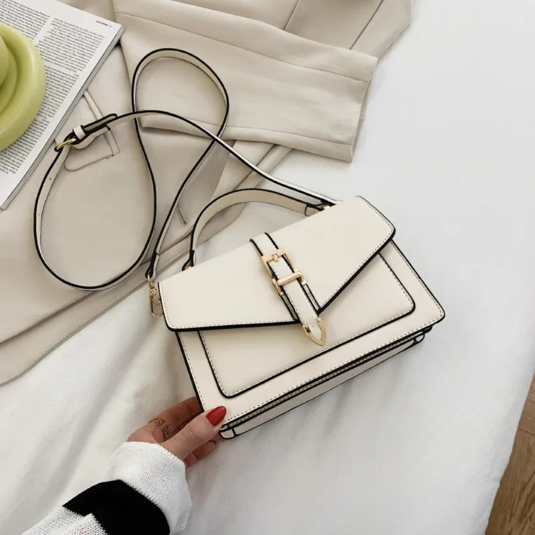 Nord Taschen | für Damen - Elegante Handtasche mit Goldschnalle und verstellbarem Riemen